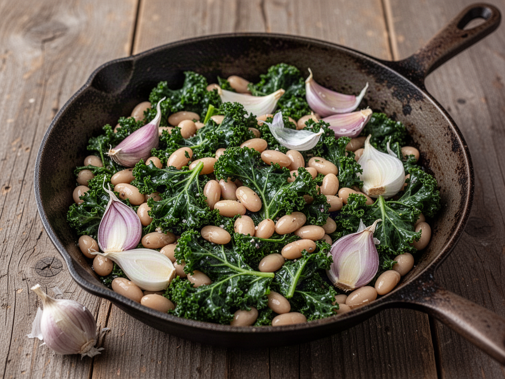 Kale & White Bean Skillet