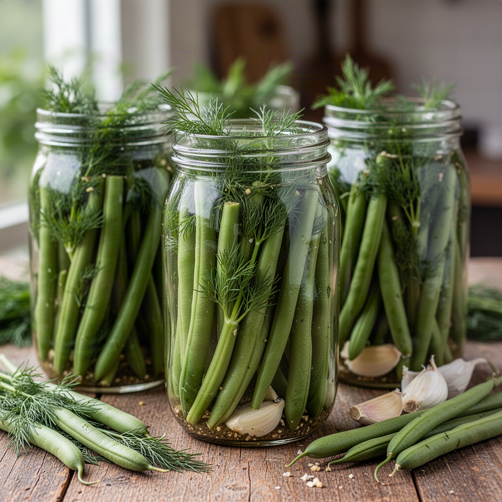 Canned Dilly Beans