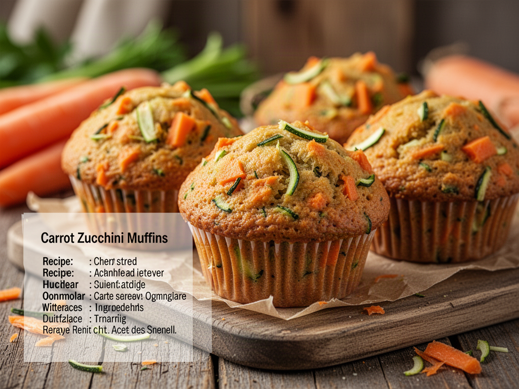 Carrot Zucchini Muffins
