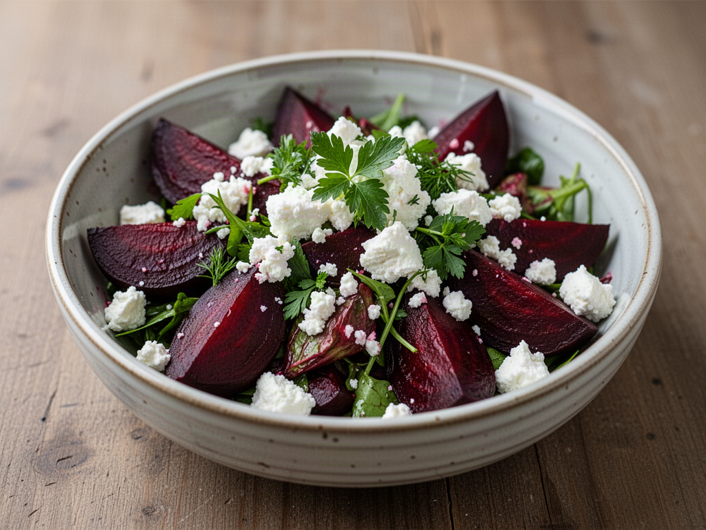 Roasted Beet & Feta Salad