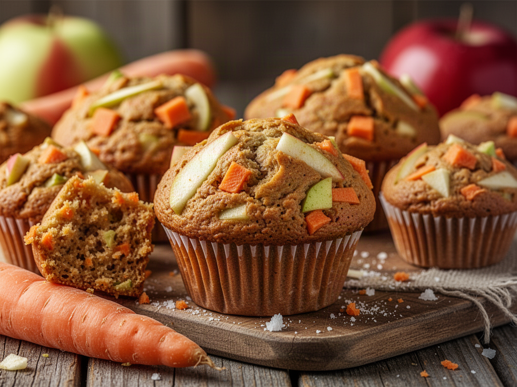 Carrot Apple Muffins