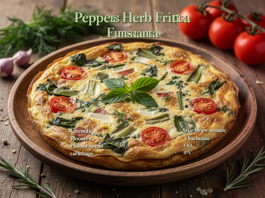 Pepper Herb Frittata