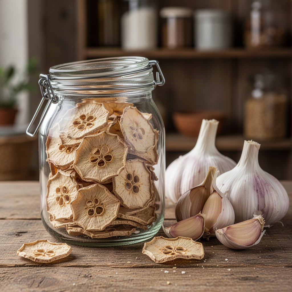 Dried Garlic Slices