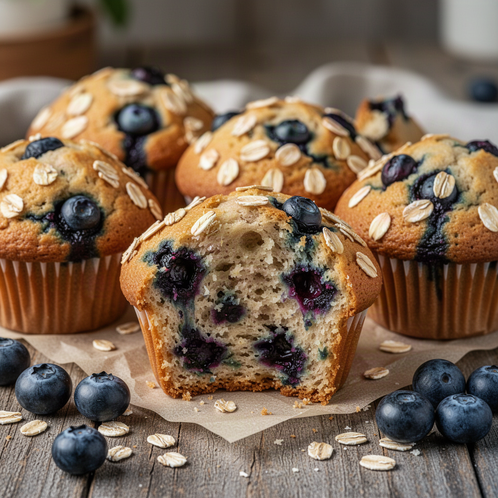 Blueberry Oat Muffins